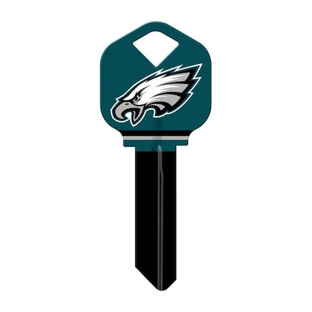 Philadelphia Eagles Painted Key House/Office Universal Key Blank Single, 6PK